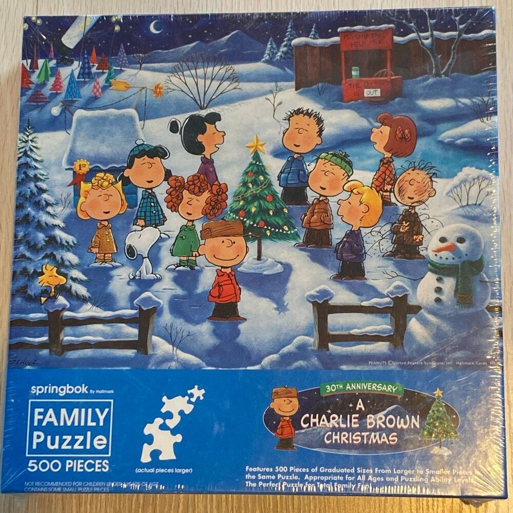 Springbok Hallmark "A Charlie Brown Christmas" 30th Anniversary 500-piece  Puzzl